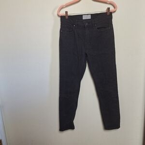 Everlane Black Five Pocket Stretch Denim Ankle Skinny Jeans Size 27